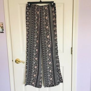 Forever21 Floral Flare Pants